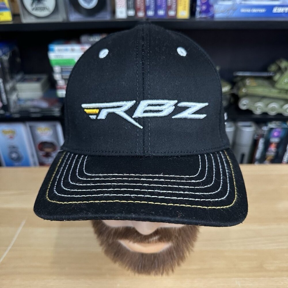 TaylorMade RBZ ROCKETBALLZ Black Golf Hat Cap Flex Fullback S/M